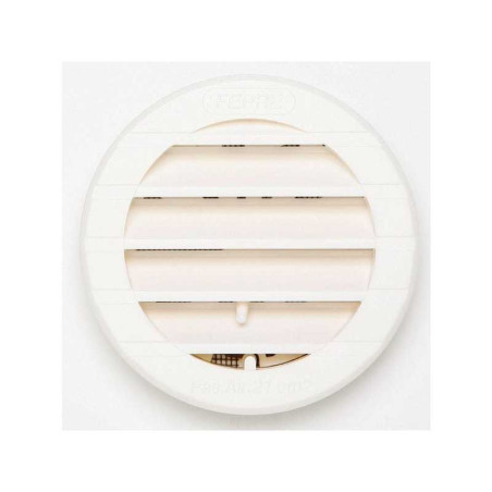  Grille d'aération abs naturel diamètre 9 8 cm  - Sanifer Tamatave