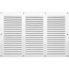  Grille d'aération aluminium laqué l 20 x l 30 cm  - Sanifer Tamatave