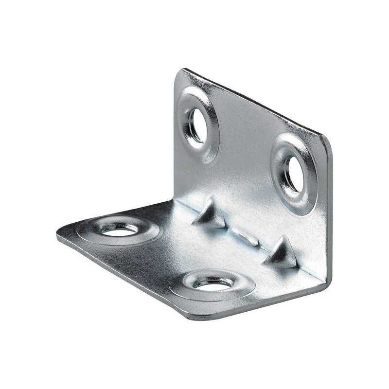  Equerre haute acier zingue l 37 mm x l 20 mm x h 2 cm HETTICH - Sanifer Tamatave