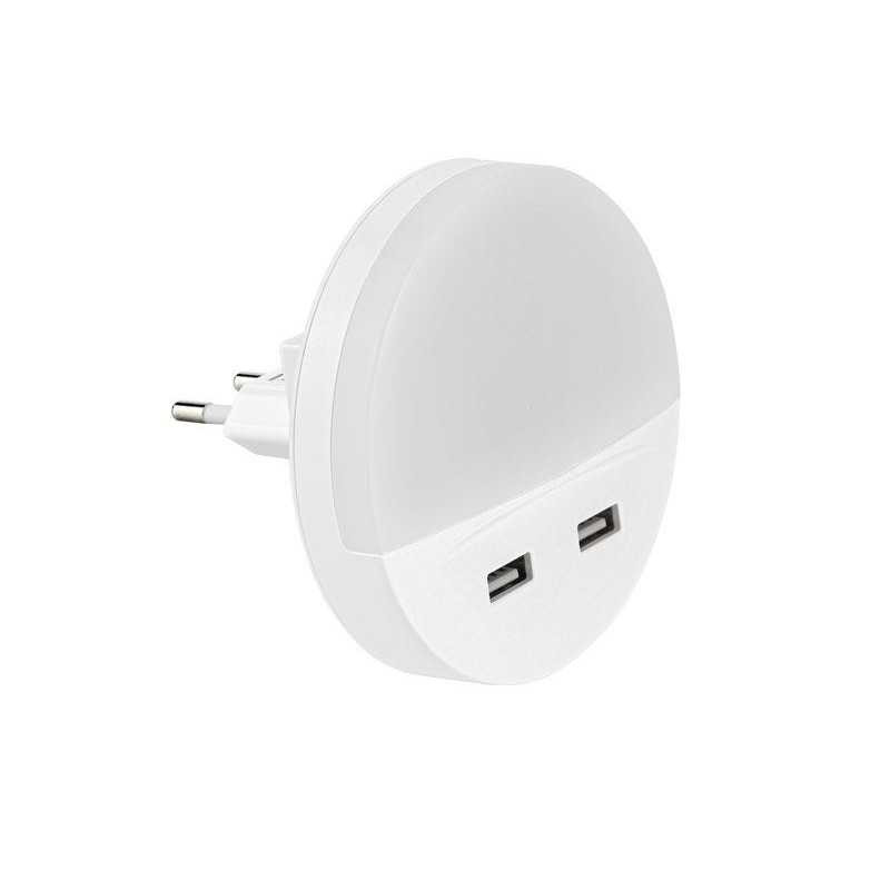  Veilleuse led sur prise avec 2 prises usb tirpi 230 v INSPIRE - Sanifer Tamatave
