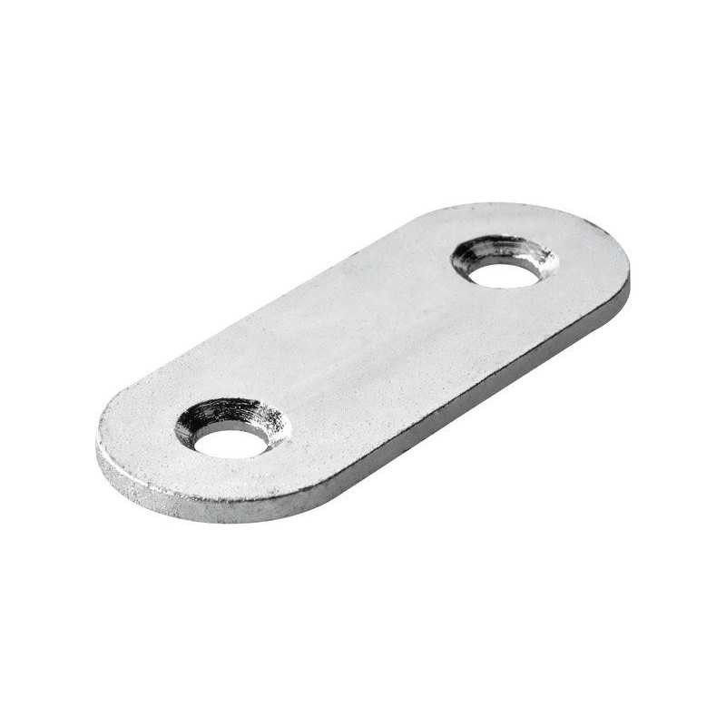  Patte d'assemblage acier zingue l  40 mm x l 15 mm x h 0 2 cm HETTICH - Sanifer Tamatave
