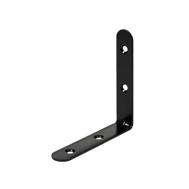  Equerre de chaise acier noir l 100 mm x l 20 mm x h 10 cm HETTICH - Sanifer Tamatave