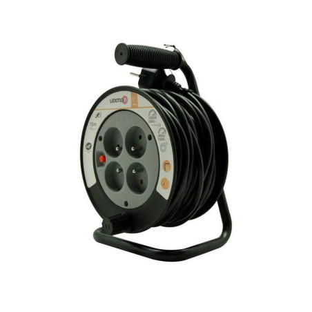  Enrouleur de câble électrique ménager ho5vvf gris 15m LEXMAN - Sanifer Tamatave