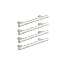  Lot de 4 poignée sara 128mm nickel brossé INSPIRE - Sanifer Tamatave
