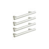  Lot de 4 poignée sara 128mm nickel brossé INSPIRE - Sanifer Tamatave