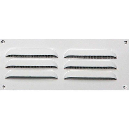  Grille d'aération aluminium laqué l 5 x l 14 cm  - Sanifer Tamatave