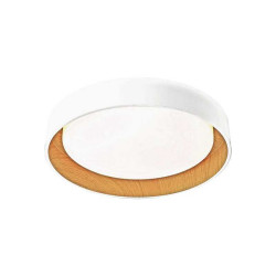  Plafonnier led de salle de bain ip44 malai diamètre  30 cm métal blanc INSPIRE - Sanifer Tamatave