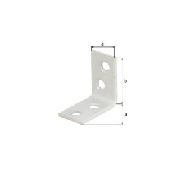  Equerre de chaise blanc 40x40x15  - Sanifer Tamatave