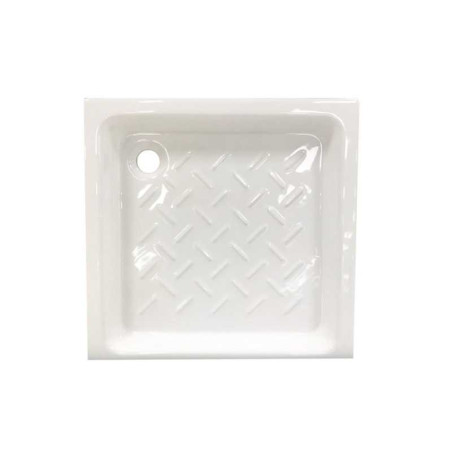 Receveur de douche carré 70x70 porcelaine blanc  - Sanifer Tamatave