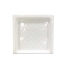 Receveur de douche carré 70x70 porcelaine blanc  - Sanifer Tamatave
