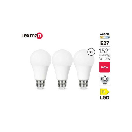  Ampoule led standard E27 100w d 4000 x3  - Sanifer Tamatave