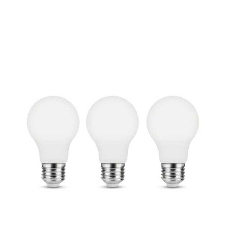  Lot de 3 ampoules led E27 806lm 60w blanc chaud LEXMAN - Sanifer Tamatave