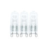  Lot de 3 ampoules halogène capsule g9 920lm 67w blanc chaud dimmables LEXMAN - Sanifer Tamatave