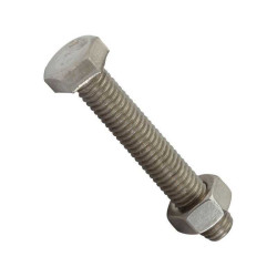  Paquet de 12 boulons inox tête 6 pans hexagonal l 30 mm STANDERS - Sanifer Tamatave