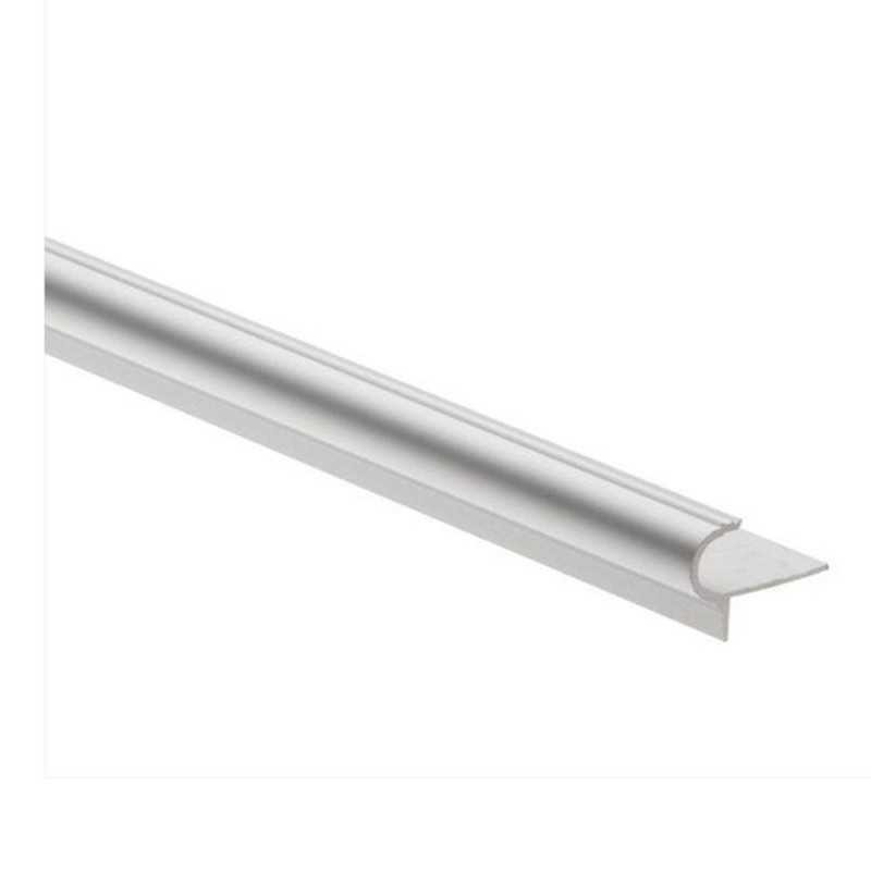  Nez de marche aluminium arrondi 12mm 25m mat STANDERS - Sanifer Tamatave