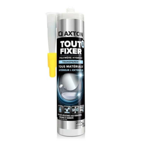  Colle mastic tout fixer polymère axton 290  ml AXTON - Sanifer Tamatave