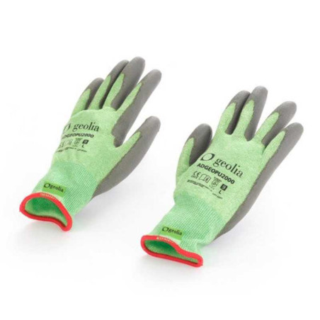  Paire de  gants tactile pour les travaux de jardinage polyuréthane, T unique GEOLIA GEOLIA - Sanifer Tamatave