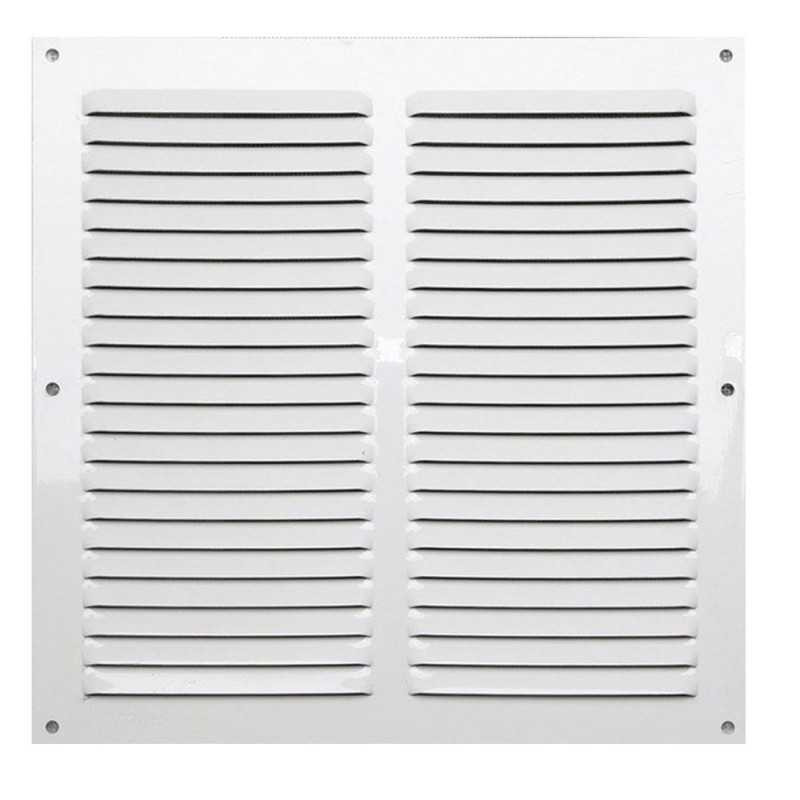  Grille d'aération aluminium laqué l 25 x l 25 cm  - Sanifer Tamatave