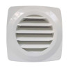  Grille d'aération abs naturel l 13 8 x l 13 8 cm  - Sanifer Tamatave
