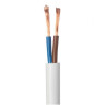  Câble électrique h03vvf 2x0 75 mm2 blanc 5 m LEXMAN - Sanifer Tamatave