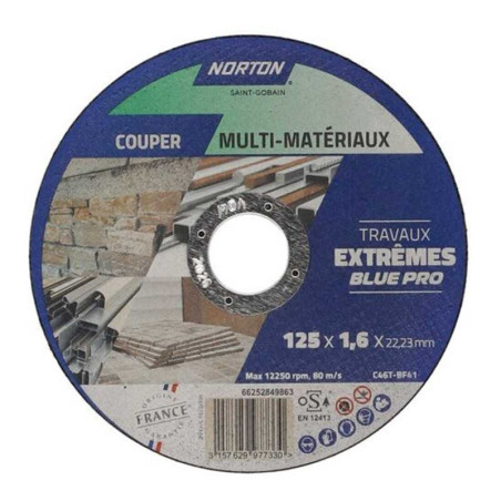  Disque tous mat norton extreme125x16 NORTON - Sanifer Tamatave