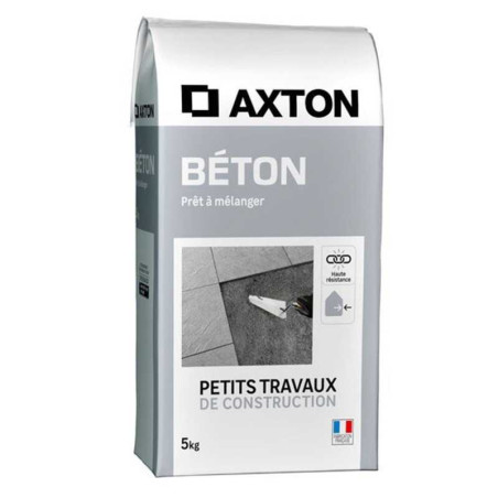  Béton prêt à l'emploi gris 5kg AXTON - Sanifer Tamatave
