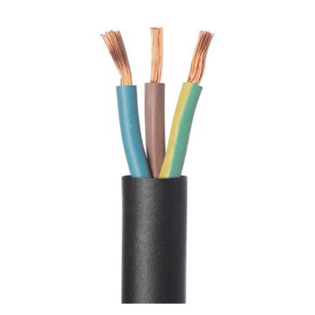  Câble électrique 3G 1.5mm² h07rn-f L.5m, noir LEXMAN - Sanifer Tamatave