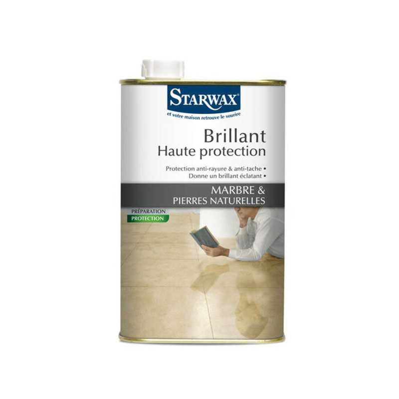  Brillant protecteur marbre et pierre naturelle liquide 1 l STARWAX - Sanifer Tamatave
