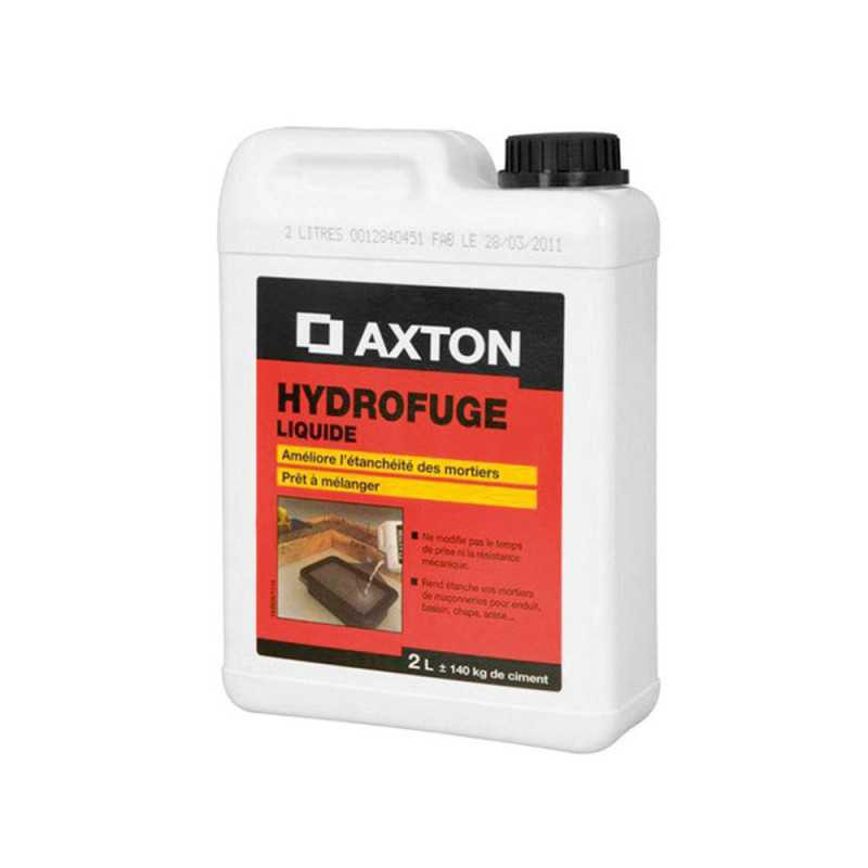  Hydrofuge pour mortier 2 l blanc AXTON - Sanifer Tamatave