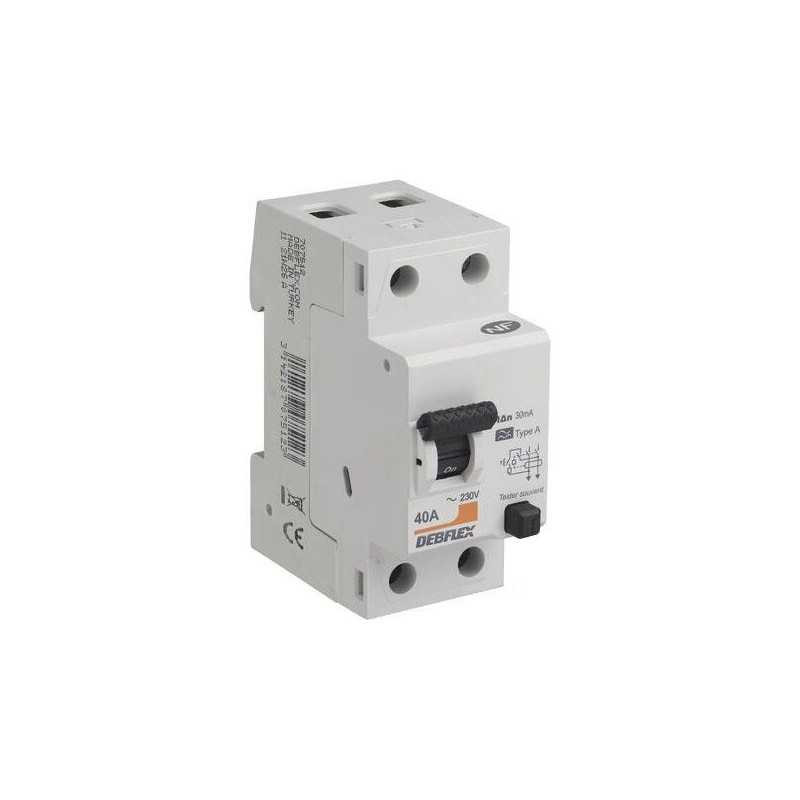  Interrupteur différentiel 40 a type a DEBFLEX - Sanifer Tamatave