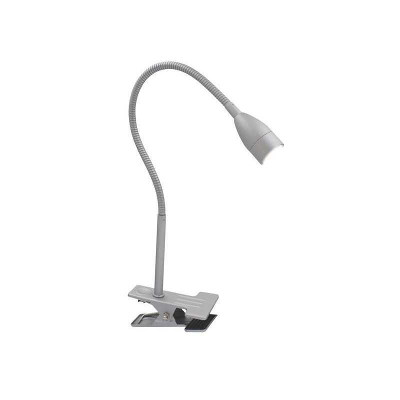  Lampe de bureau à  pince design métal argent 420 lm gao INSPIRE - Sanifer Tamatave