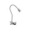  Lampe de bureau à  pince design métal argent 420 lm gao INSPIRE - Sanifer Tamatave