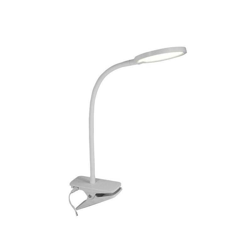  Lampe de bureau starla blanc h 35 cm led INSPIRE - Sanifer Tamatave