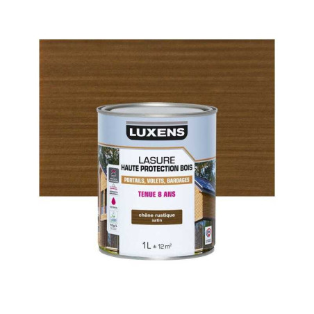  Lasure luxens 8 ans chêne rustique satiné 1 litre LUXENS - Sanifer Tamatave