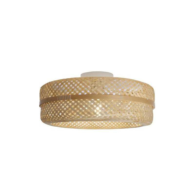  Plafonier en bambou palanga E27 diamètre 45 cm INSPIRE - Sanifer Tamatave