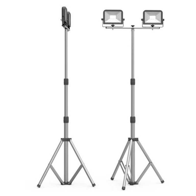  Projecteur de chaniter trepied filaire 2 tetes 700 lm 6500k xanlite  - Sanifer Tamatave