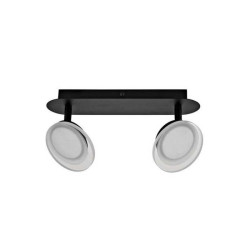  Rampe 2 spots led intégrée métal noir loob INSPIRE - Sanifer Tamatave