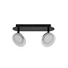  Rampe 2 spots led intégrée métal noir loob INSPIRE - Sanifer Tamatave