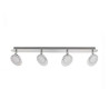  Rampe 4 spots led intégrée métal chrome loob INSPIRE - Sanifer Tamatave