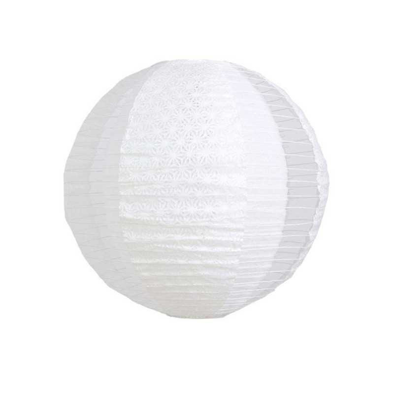  Suspension boule papier natsu blanc diamètre 40 cm INSPIRE - Sanifer Tamatave