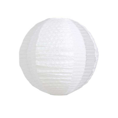  Suspension boule papier natsu blanc diamètre 40 cm INSPIRE - Sanifer Tamatave
