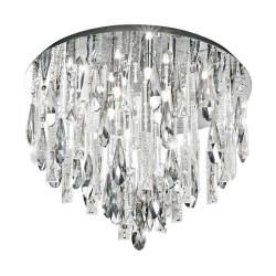  Plafonnier CALAONDA CRYSTAL 8X33W G9 EGLO - Sanifer Tamatave