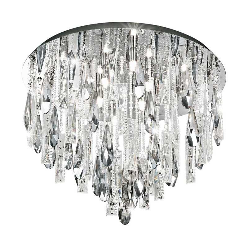  Plafonnier CALAONDA CRYSTAL 8X33W G9 EGLO - Sanifer Tamatave