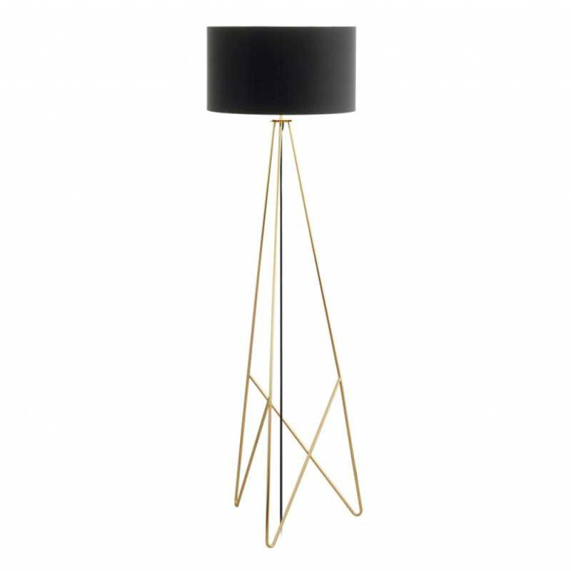  Lampadaire camporale noir doré 1xE27 60w Eglo EGLO - Sanifer Tamatave