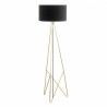  Lampadaire camporale noir doré 1xE27 60w Eglo EGLO - Sanifer Tamatave