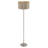  Lampadaire maserlo nickel et taupe 1xE27 60w h1510 Eglo EGLO - Sanifer Tamatave