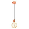  Suspension YORTH  cuivre sans ampoule E27 60W d100 h2000 EGLO - Sanifer Tamatave