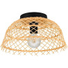  Plafonnier ausnby en rotin naturel 1xE27 40w h25 Eglo EGLO - Sanifer Tamatave