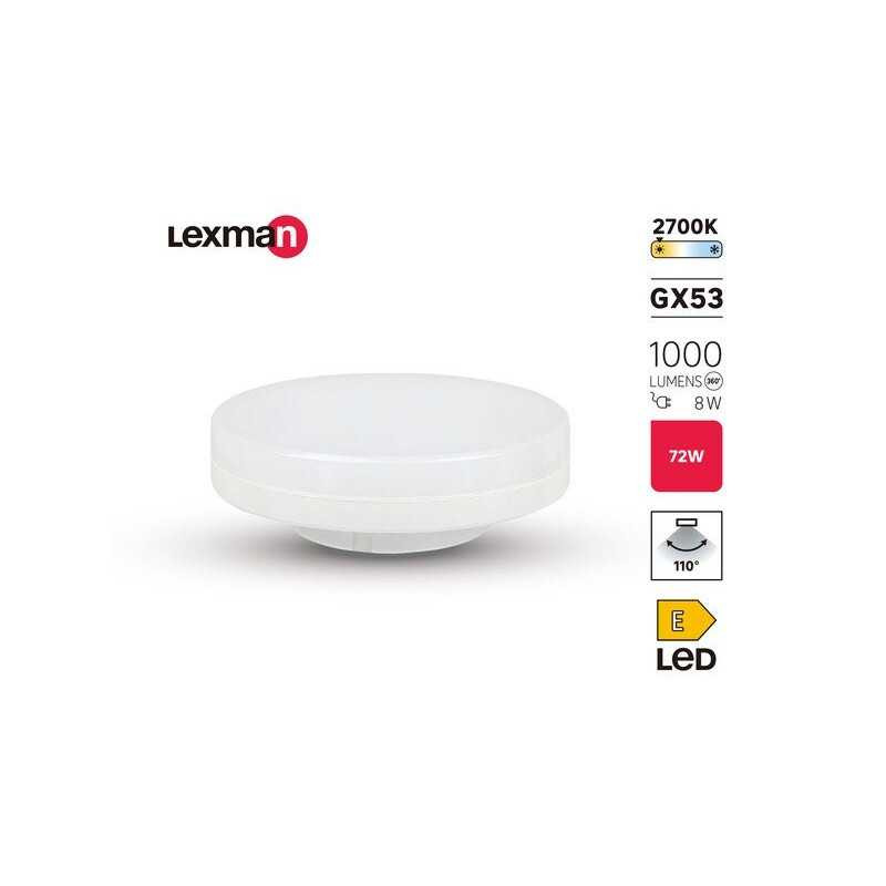 Ampoule dispositif led monté en surface (smd) gx53 1000lm 9w LEXMAN - Sanifer Tamatave