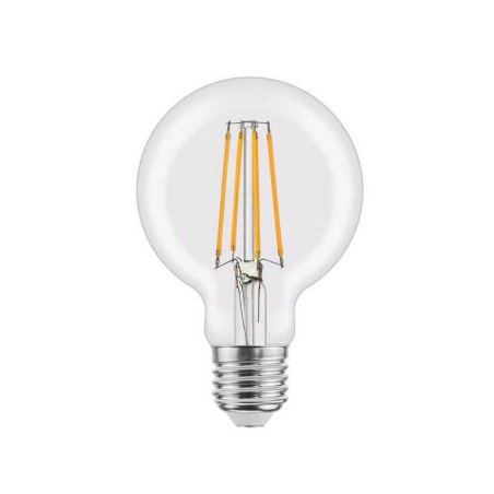  Ampoule led à  filament globe 80mm E27 470lm 40w blanc neutre LEXMAN - Sanifer Tamatave